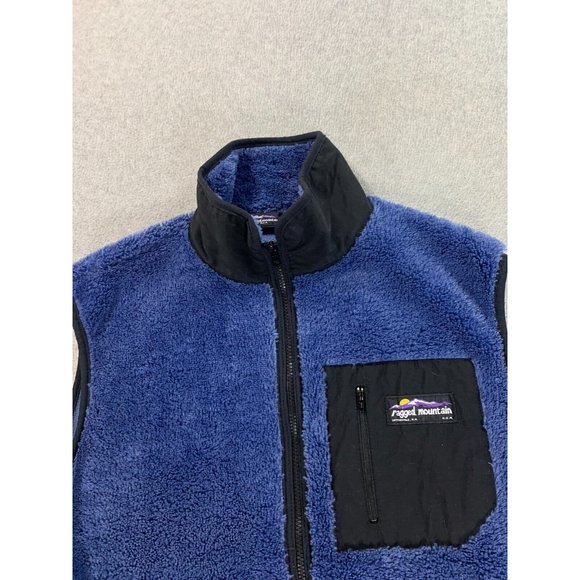 Ragged Mountain Sherpa‎ Fleece Jacket Vest (Women's Medium) Blue - Picture 2 of 12